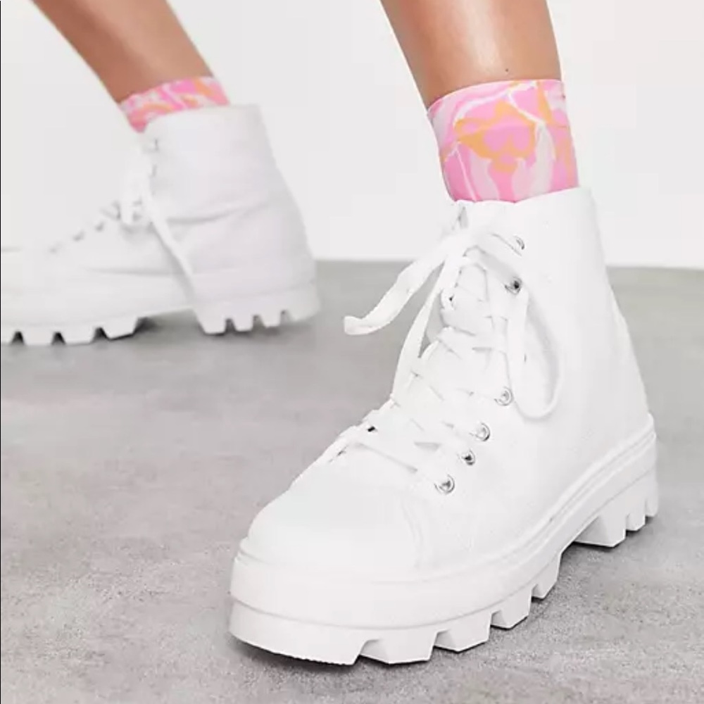 Brand new Topshop canvas sneakers